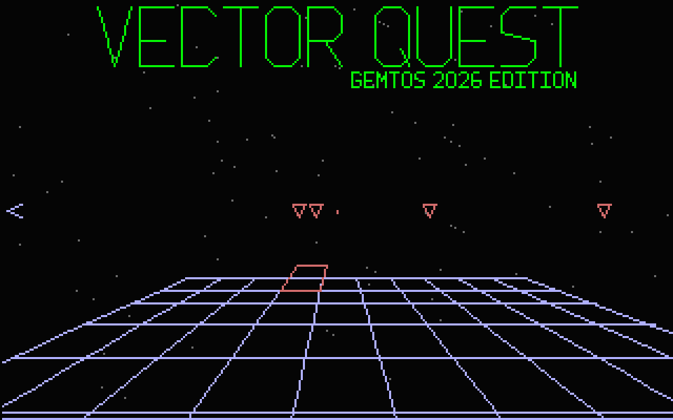 Vector Quest atari screenshot